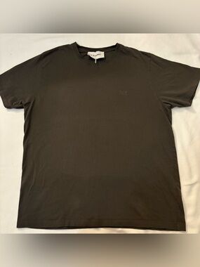 Frame Denim Short Sleeve Crew Tee in Dark Chocolate